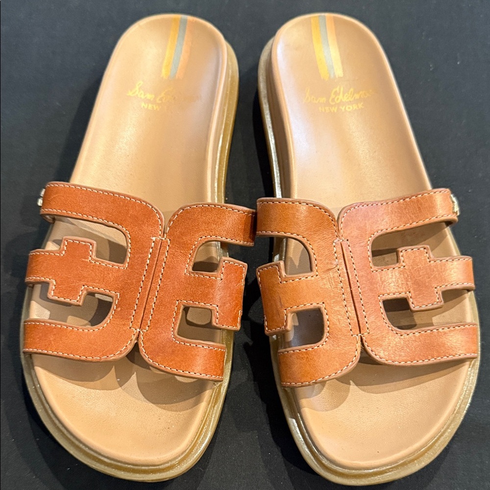 Sam Edelman Brown Slide Sandals